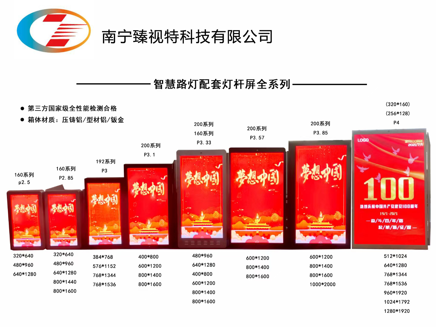 led智慧燈桿屏P2.5-B led智慧燈桿屏P2.5-B